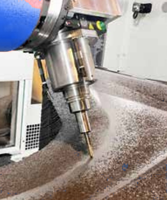 Milling of a 3D printed part inside the machining centre